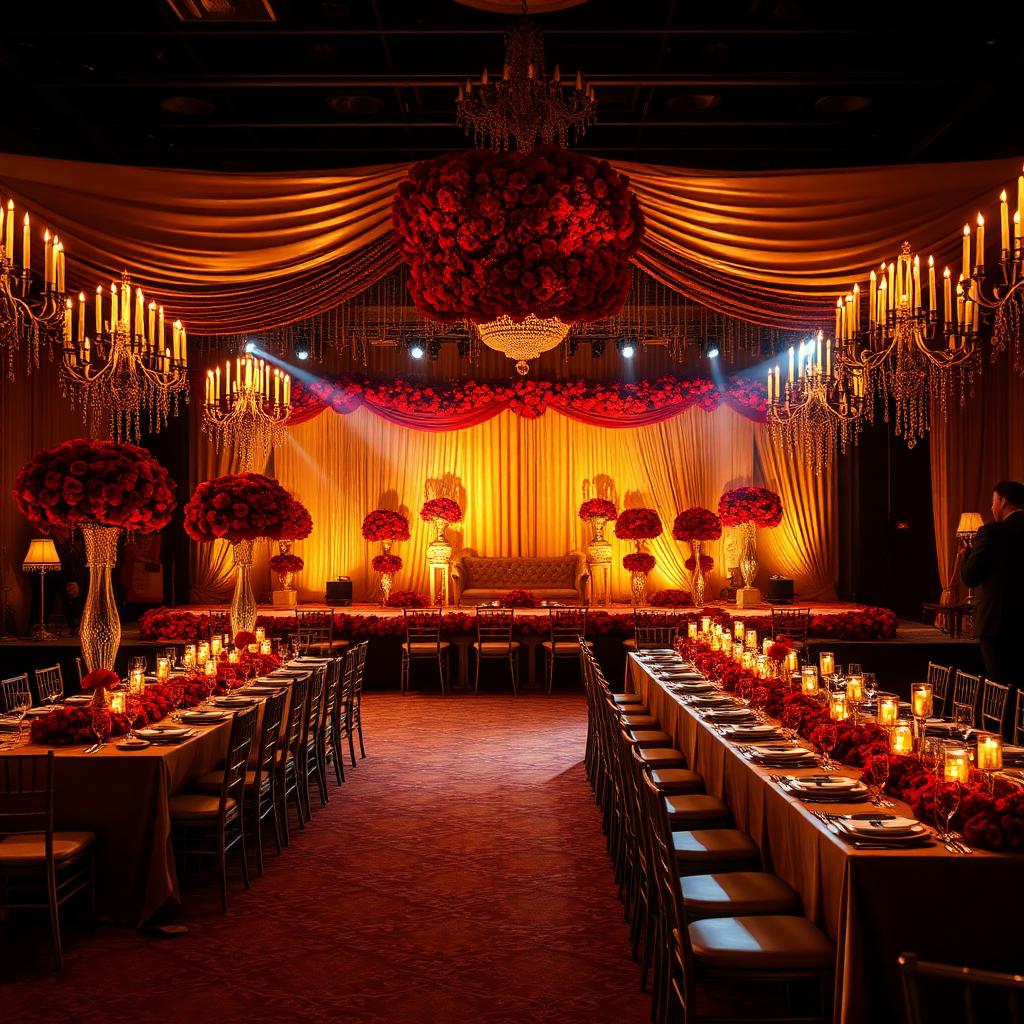 Grand desi wedding reception hall